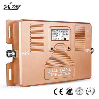 주문 2G 3G 4G 850MHz 2100MHz 이중 대역 부스터 알루미늄 프로파일 증폭기 온라인 제품