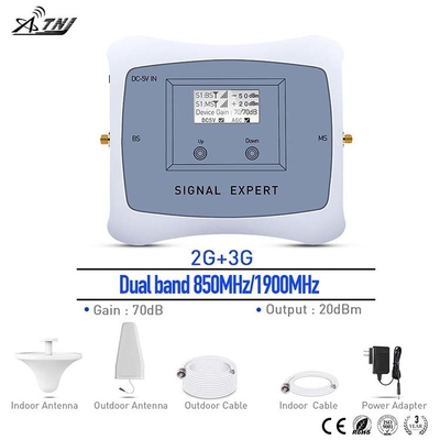 주문 2G 3G 셀 방식 850MHz 1900MHz 이중 대역 부스터 CDMA PC 증폭기 온라인 제품