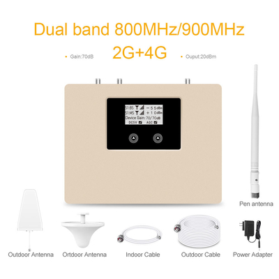 주문 800-GSM+4G 70dB 가이닝 듀얼 밴드 GSM 부스터 4G LTE 모바일 네트워크 리퍼 온라인 제품