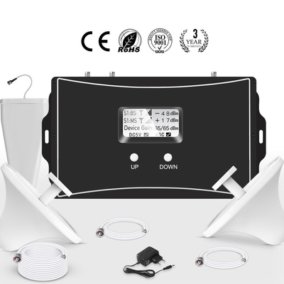 주문 70dB 휴대폰 신호 중계기 이중 대역 900MHz 2100MHz 2G 3G 4G 온라인 제품