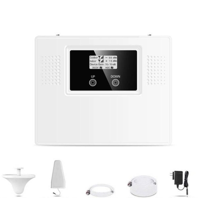 쿼드 밴드 모바일 신호 부스터 2100MHz명 1800명 850 900명, 2G 3G 4G 증폭기 중계기