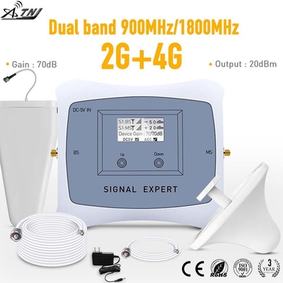 좋은 가격 70dB 듀얼 밴드 중계 장치 GSM LTE 신호 증폭기 900MHz 1800MHz 4G명 온라인으로