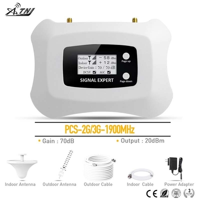 1900MHz 무선 네트워크 부스터 70dB 이득 셀 전화기 신호 중계기