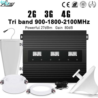 2G 3G 4G 80dB 게인 멀티 밴드 중계기 900MHz 1800MHz 2100MHz