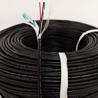 UL2725 AES 땅 4 핵심 PVC 전선 케이블은 주문 제작된 길이를 격리했습니다